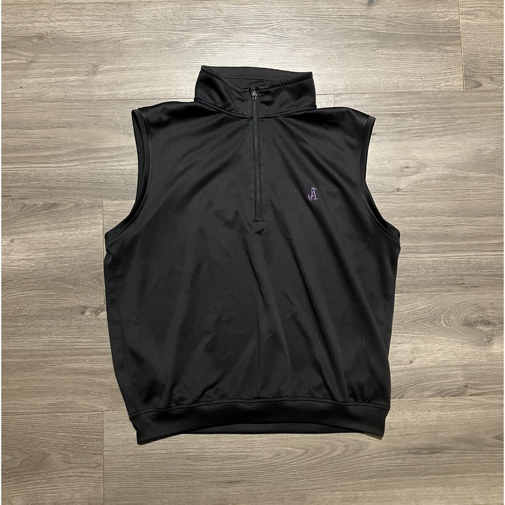 Zero Restriction Vest Mens Medium Black Tour Series Lightweight Performance Golf